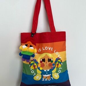 Pop Mart Canvas bag & Keychain